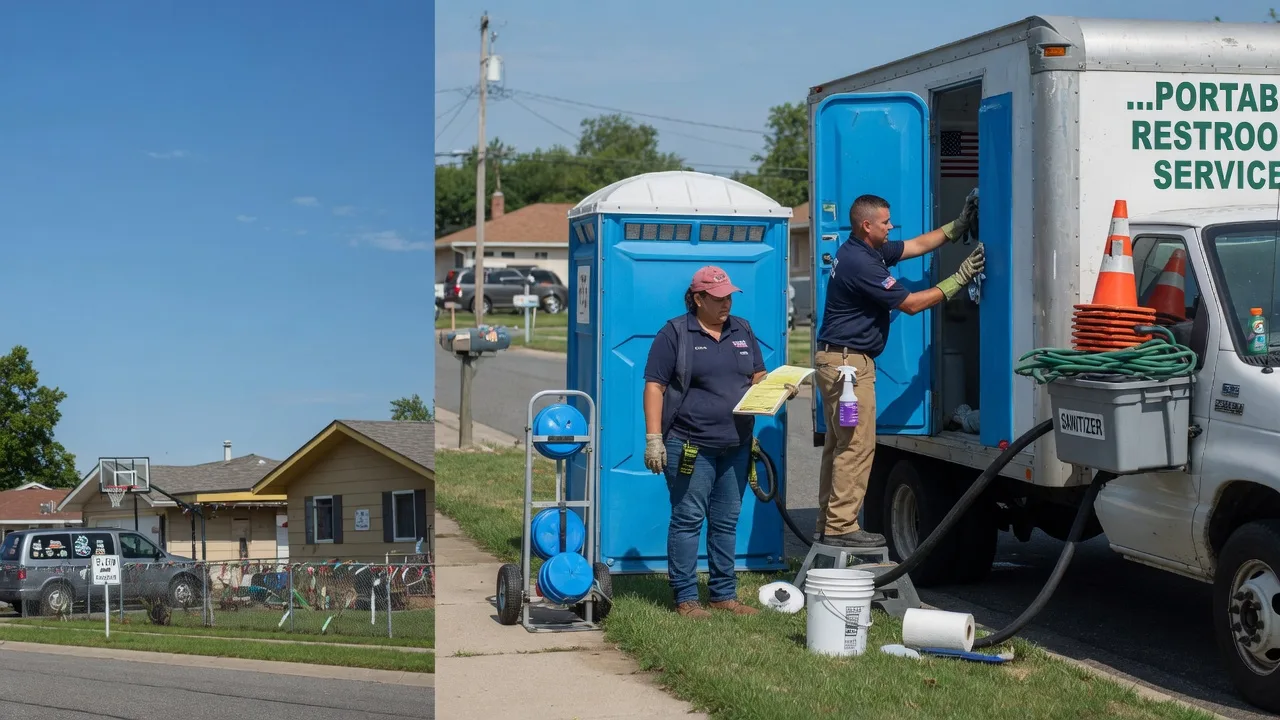 Portable Toilet Rental in Oak Ridge, LA near me